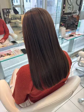 ロング ブリーチ透明感カラー /レイヤー👗しずかのヘアスタイル