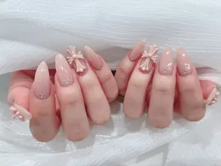 ロング SAKURA ʚ🎀ɞのネイルデザイン