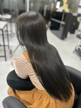 ロング 縮毛特化ACTION 心斎橋　辻　奈々のヘアスタイル