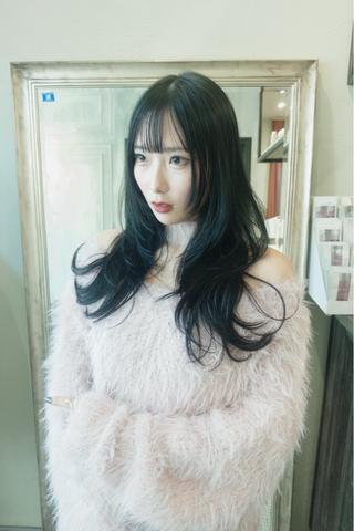 ロング カラー 髪質改善/レイヤー /透明感カラーのヘアスタイル
