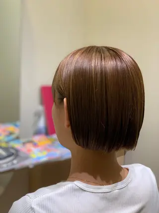ショート カラー 北川 拓也のヘアスタイル