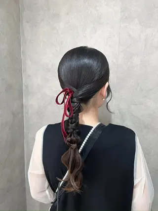 ヘアアレンジ 垢抜けヘアメイク🫧 JURI🪽のヘアスタイル