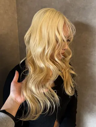 ロング カラー ヘアアレンジ 韓国×艶髪 さきのヘアスタイル