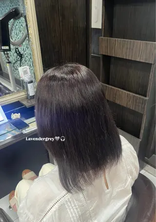 ミディアム カラー レイヤーカット 艶髪🎀HINATAのヘアスタイル