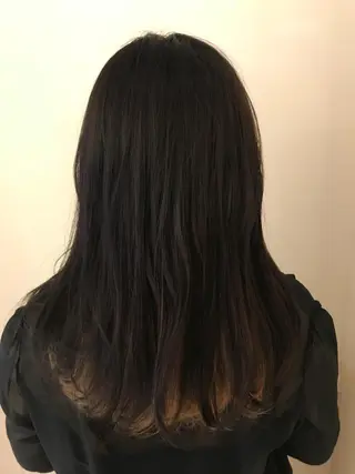 ロング カラー 清水 ちひろ ✄トップスタイリストのヘアスタイル