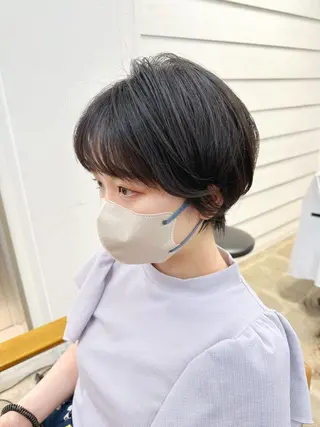 ショート 👑銀座ショート/ 絶壁補正/金子涼👑のヘアスタイル