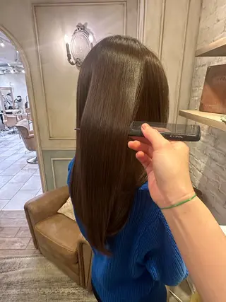 カラー 艶髪/髪質改善/ ホンダリコのヘアスタイル