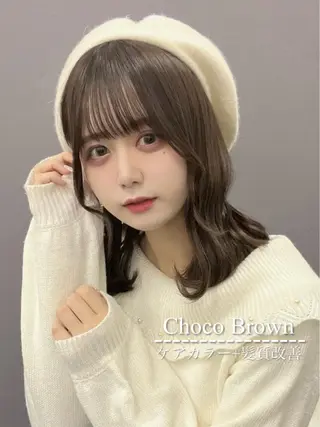 ミディアム カラー ハイトーン特化💍 NØRN💍韓国のヘアスタイル