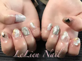 ネイル モチの良さ◉ フィルインネイル♡のネイルデザイン