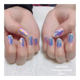 ミディアム ネイル 🐾enen style 🐾のネイルデザイン