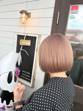 カラー アズグロウヘアー福本 明里のヘアスタイル