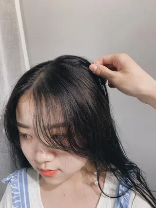 ロング カラー ヘアアレンジ ボブパーマコテ巻き風 パーマNo1深江秀平のヘアスタイル