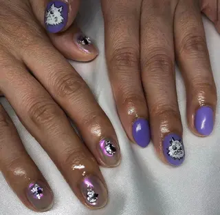 ネイル パラあり！フィルイン 美フォルムのネイルデザイン