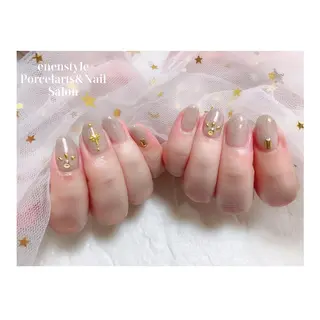 ミディアム ネイル 🐾enen style 🐾のネイルデザイン