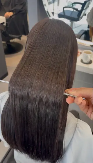 ロング カラー 上品☆韓国レイヤー 🤍ゆうが🤍のヘアスタイル