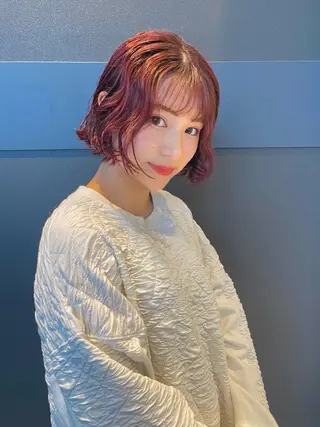 ショート カラー パーマ mai / linoah˚✧のヘアスタイル