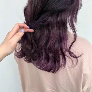 ロング 中島 沙也加のヘアスタイル