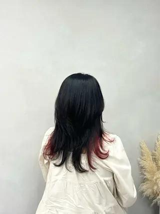 セミロング カラー 暖色・似合わせカラー (廣石沙英🎀)のヘアスタイル