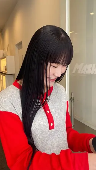 カラー ゆいな/大阪🎀 透明感カラー😳🫧のヘアスタイル