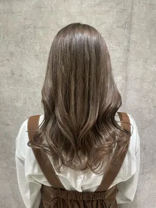 セミロング カラー ヘアアレンジ 🔆韓国 norika🔆のヘアスタイル