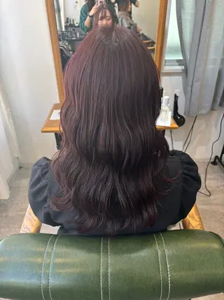 ロング カラー 安藤 ひなたのヘアスタイル