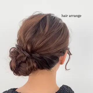 ヘアアレンジ レイヤーカット/ 髪質改善💘Ainaのヘアスタイル