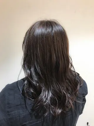 セミロング カラー 今井 三智也のヘアスタイル