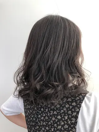 ミディアム カラー 【透明感、艶髪】西村 有司のヘアスタイル