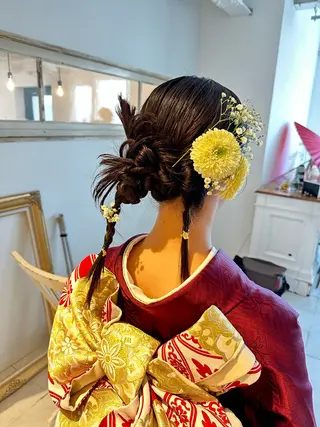 セミロング SHRIMP桐山 千苗のヘアスタイル