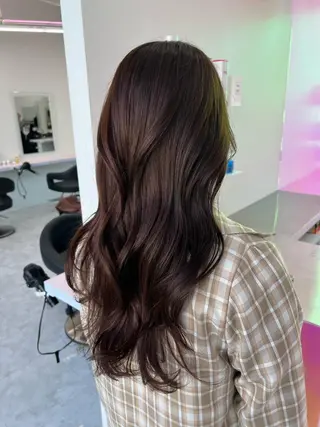 セミロング カラー パーマ ヘアアレンジ メンズ キッズ ネイル マツエク・マツパ アイブロウ KANAMI 🌏のヘアスタイル