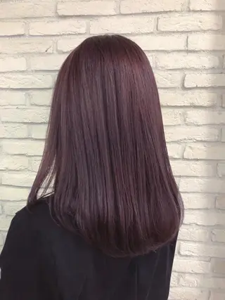 ミディアム カラー 大平 美沙のヘアスタイル