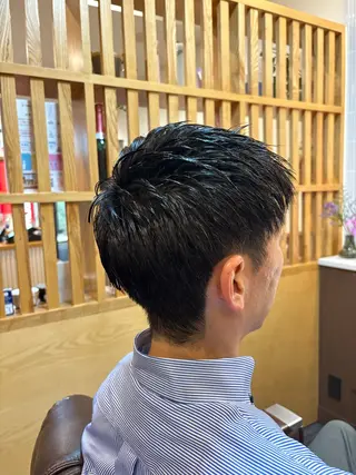 ショート メンズ 竹内 美桜のヘアスタイル