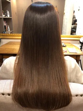 ロング 口コミ評価4.9⭐︎ カワナベ マサシのヘアスタイル