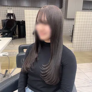 カラー ヘアアレンジ 🖤艶髪／髪質改善 横浜美容室／ゆりのヘアスタイル