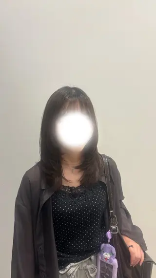 セミロング RAD心斎橋🎀 透明感カラーリコ🫧のヘアスタイル