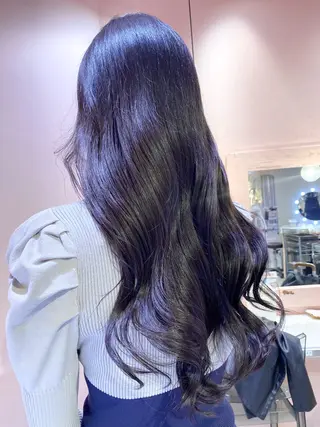ロング 透明感/艶カラー 💘Hanaのヘアスタイル