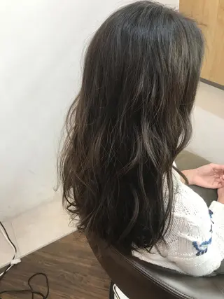 カラー 豊中駅3分eha レッスンモデルのヘアスタイル