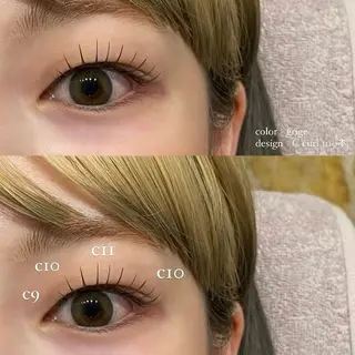 マツエク・マツパ Hi,eye ayaneのマツエク・マツパデザイン