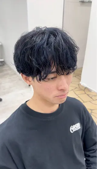 パーマ メンズ 北千住✂️モデル募集 💫Ryoya💫のヘアスタイル