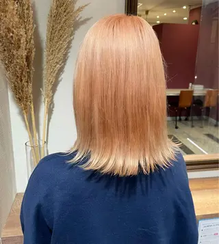 カラー ブリーチ/ヘアセット /渋谷/ひなた🎀のヘアスタイル
