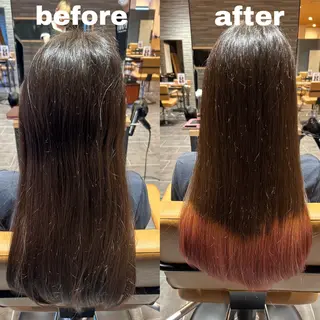ロング 川野 柚奈のヘアスタイル