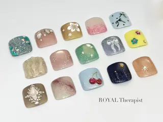 ネイル 【山岡】 ロイヤル•セラピストのネイルデザイン