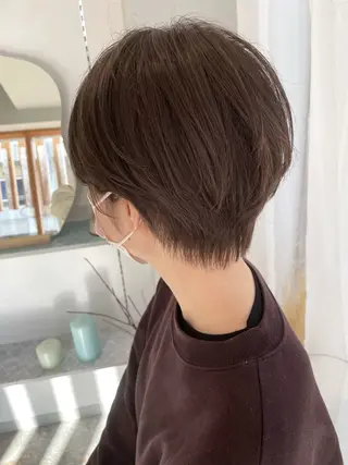 ショート 髪質改善カラー cipre 唯舞のヘアスタイル