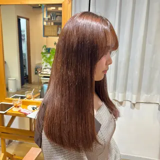 ロング カラー RINNO🌷透明感 カラー/髪質改善のヘアスタイル
