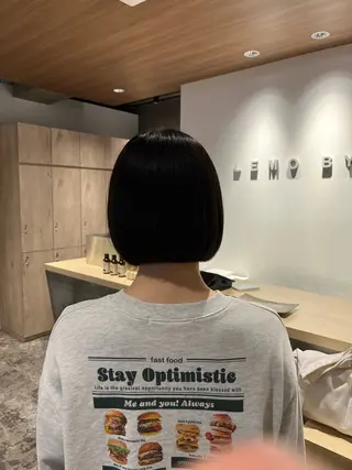 ショート メンズパーマ/ ハイトーン/タニザキのヘアスタイル