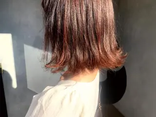 ミディアム カラー ヘアアレンジ TR付きカット無料✨ ✨いのうえもなみのヘアスタイル