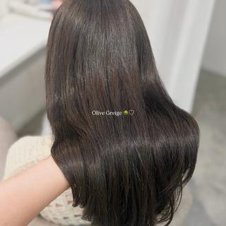 カラー Yuui🩰梅田/ 艶カラー/アレンジのヘアスタイル
