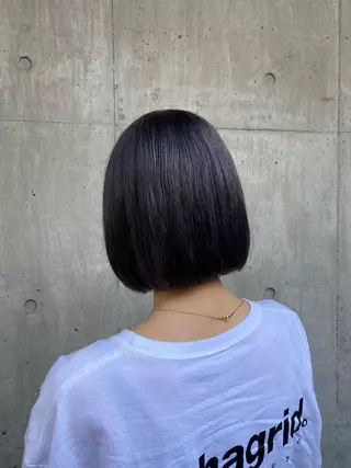 ミディアム カラー パーマ ヘアアレンジ メンズ キッズ ネイル マツエク・マツパ アイブロウ 似合わせカラー♡髪質 改善🎀サトカ🍒のヘアスタイル