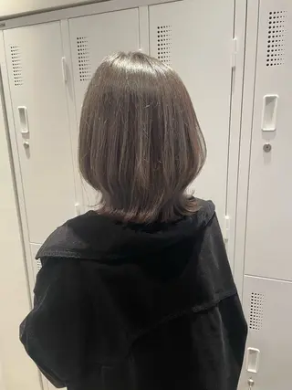 ミディアム 山本 愛永のヘアスタイル