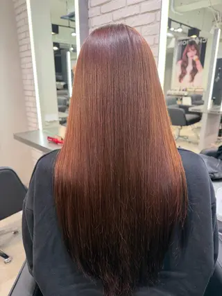 セミロング ブリーチ/艶カラー /高原爽箕のヘアスタイル